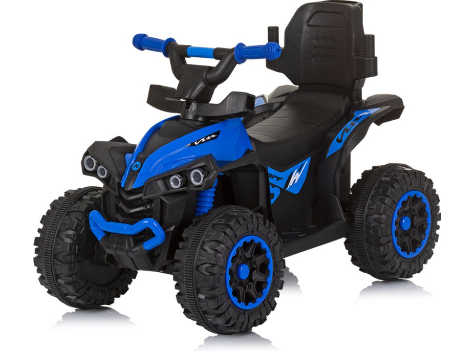 CHIPOLINO Odrážedlo se stříškou a vodící tyčí ATV Blue