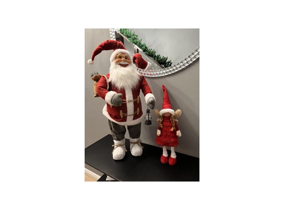 Vánoční dekorační figurka 60 cm - Santa Claus