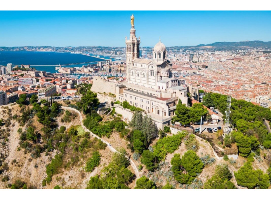 BLUEBIRD Puzzle Bazilika Notre-Dame de la Garde 1000 dílků