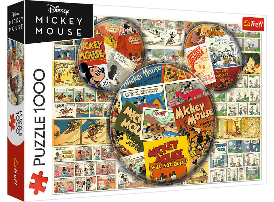 TREFL Puzzle Komiksový Mickey Mouse 1000 dílků