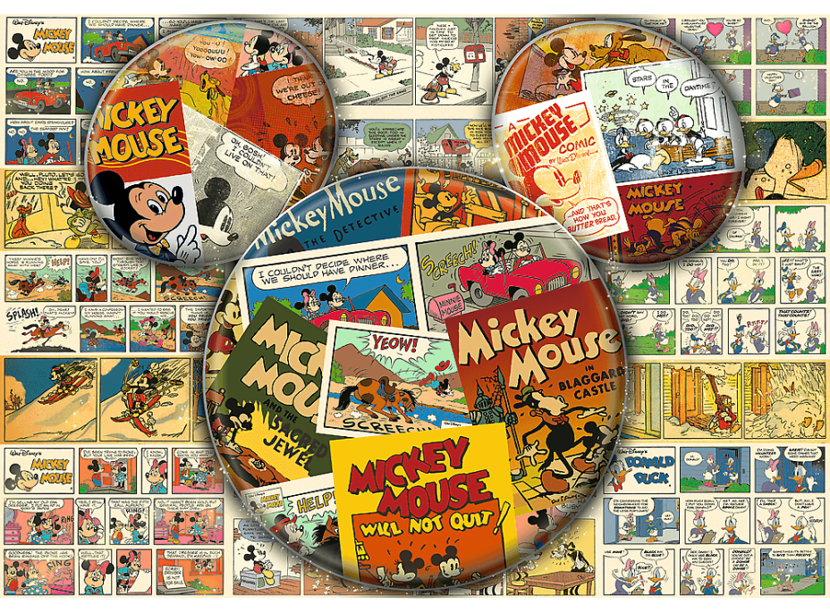 TREFL Puzzle Komiksový Mickey Mouse 1000 dílků