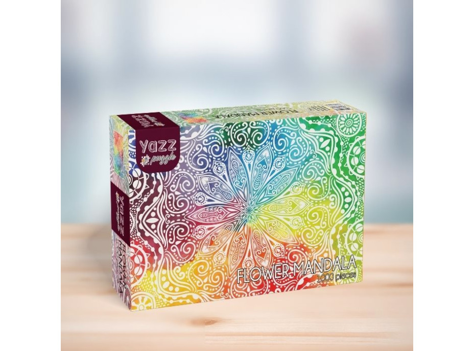 YAZZ Puzzle Květinová mandala 1000 dílků