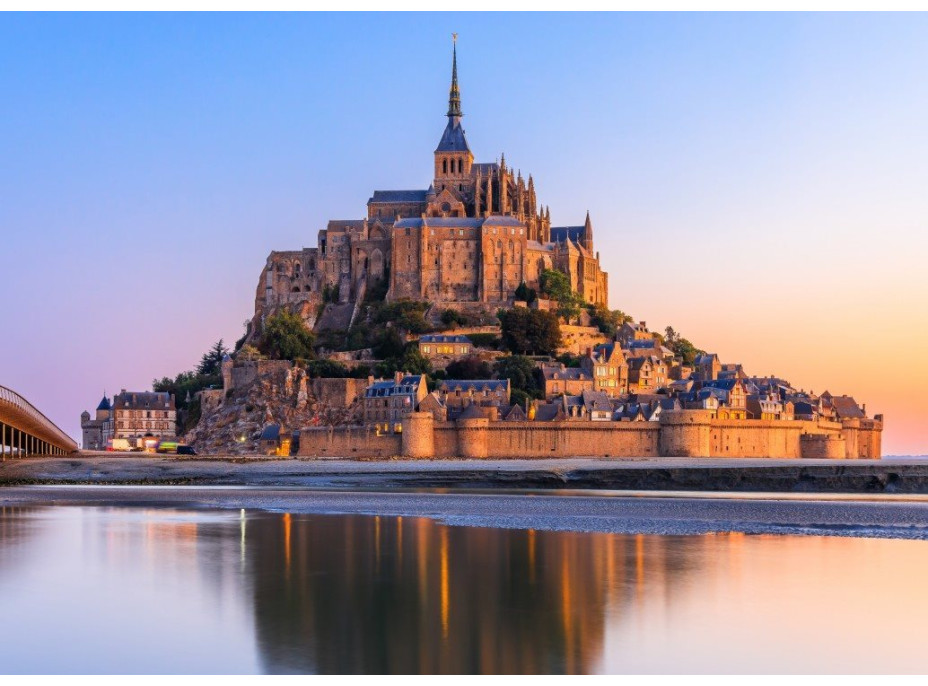 BLUEBIRD Puzzle Mont-Saint-Michel, Francie 1000 dílků