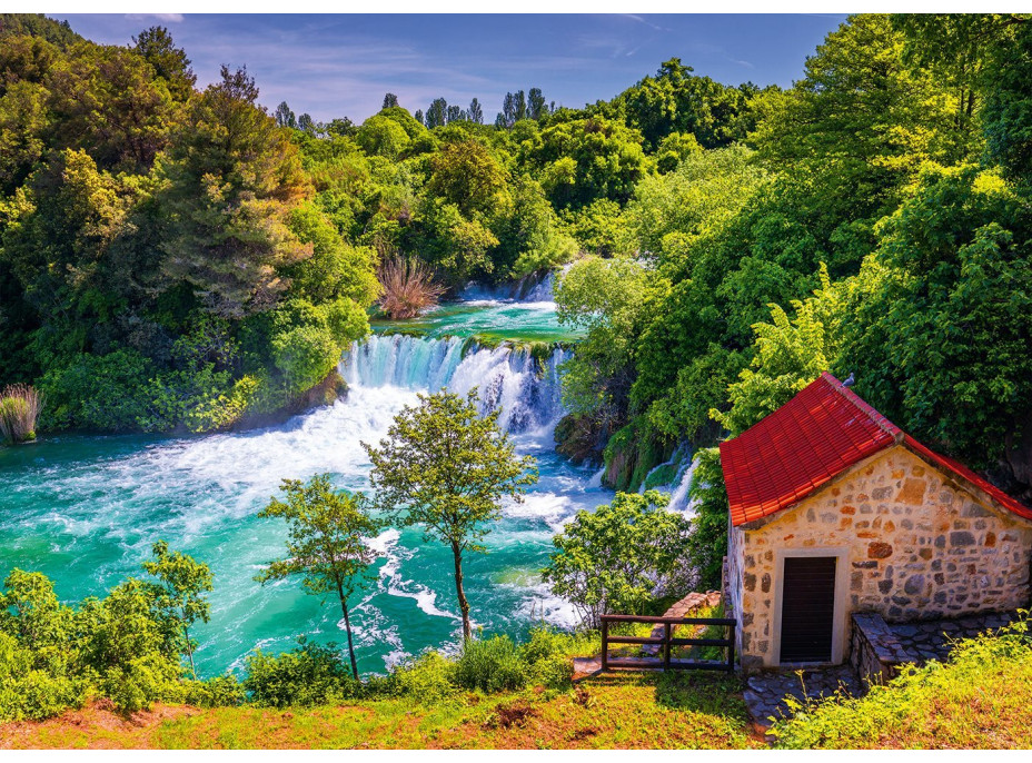 ALIPSON Puzzle Národní park Krka, Chorvatsko 1000 dílků