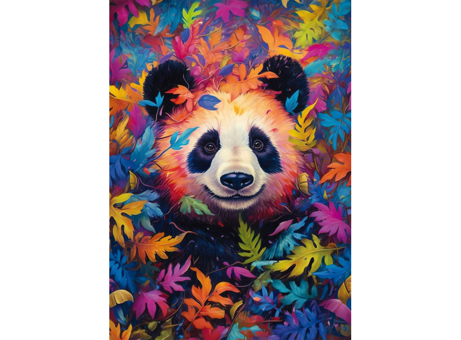 SCHMIDT Puzzle Panda v duhovém lese 1000 dílků