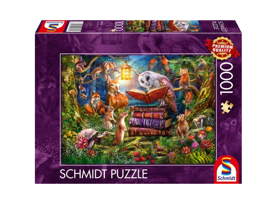 SCHMIDT Puzzle Pohádky na dobrou noc v lese 1000 dílků