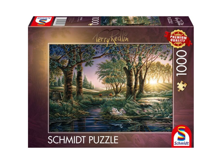 SCHMIDT Puzzle Ranní magie u jezera 1000 dílků