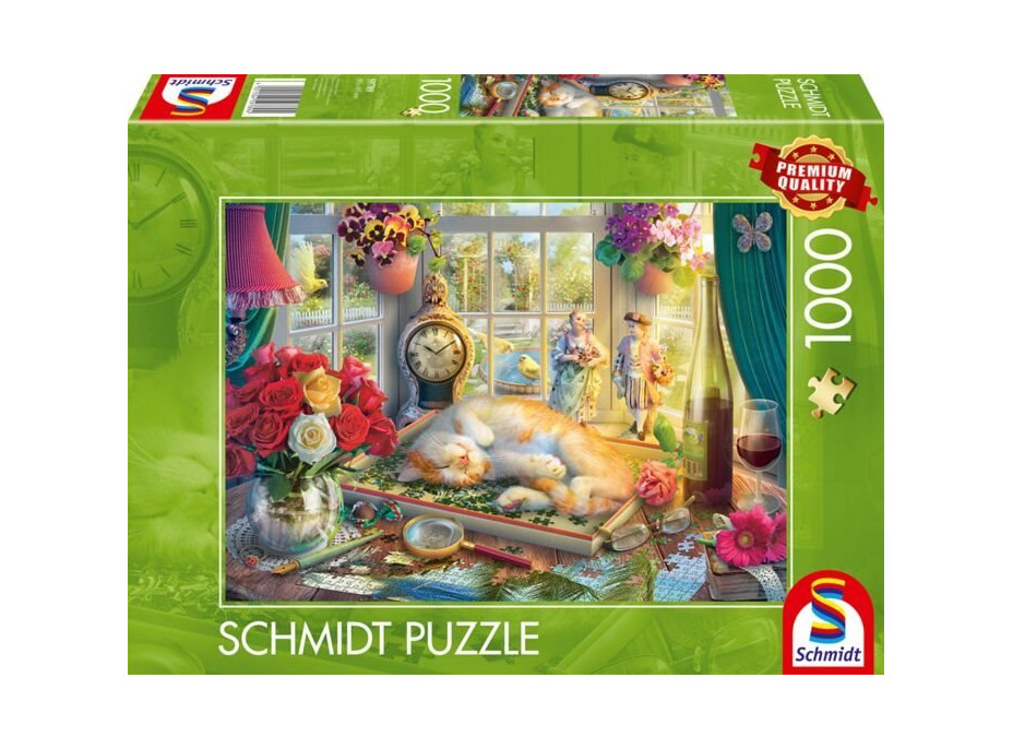 SCHMIDT Puzzle Skládání s kočkou 1000 dílků