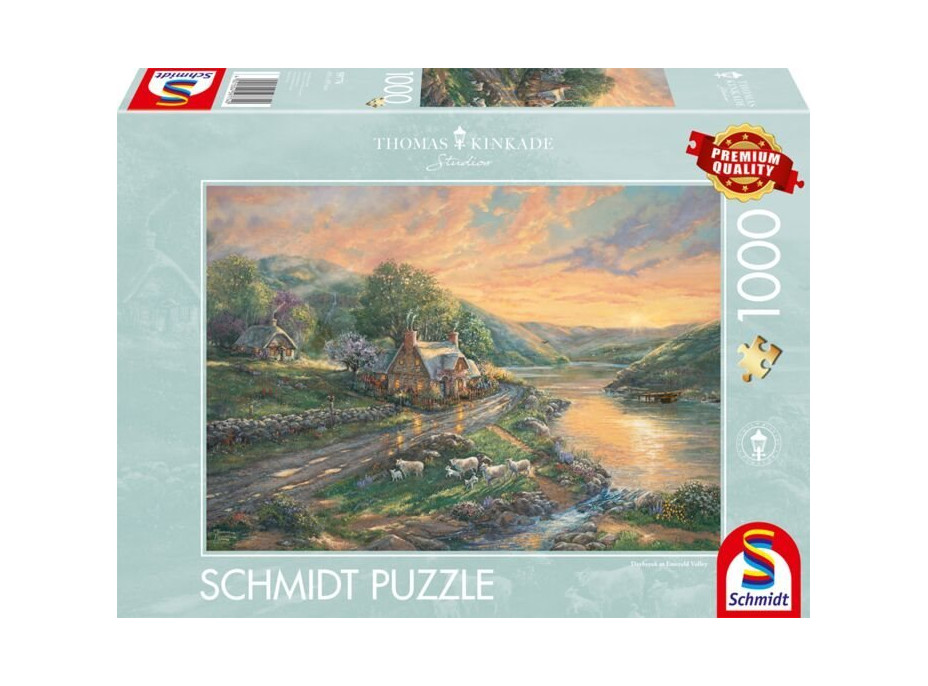 SCHMIDT Puzzle Svítání v Emerald Valley 1000 dílků