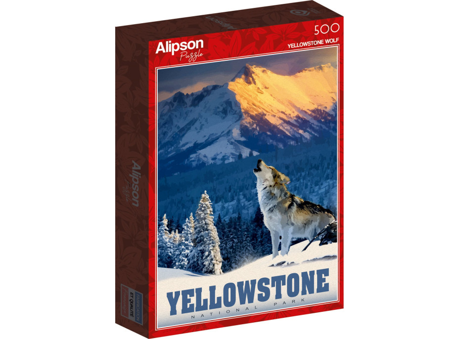 ALIPSON Puzzle Yellowstonský vlk 500 dílků