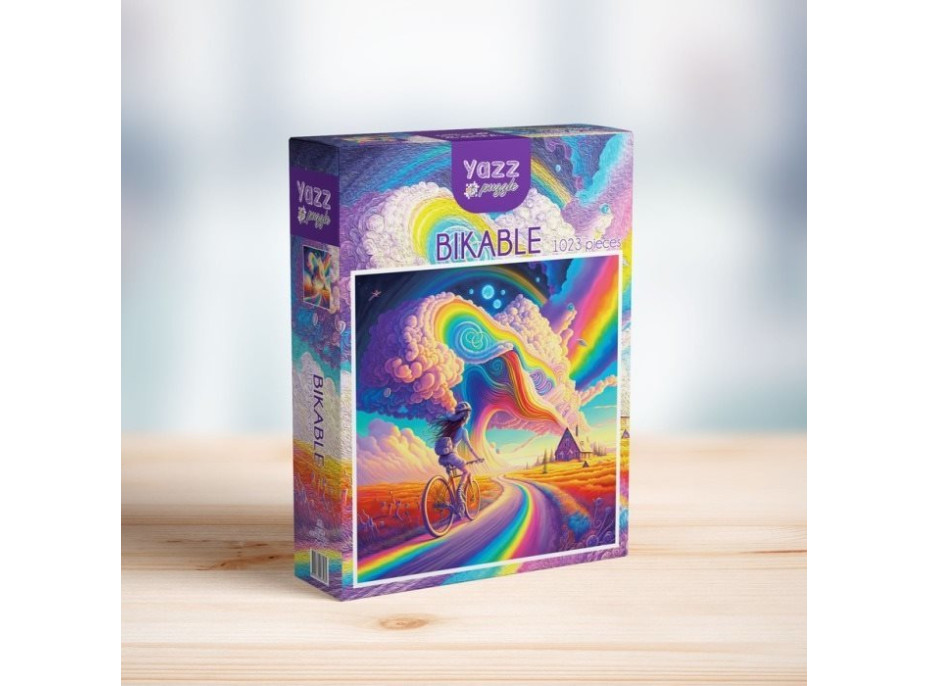 YAZZ Čtvercové puzzle Bikable 1023 dílků