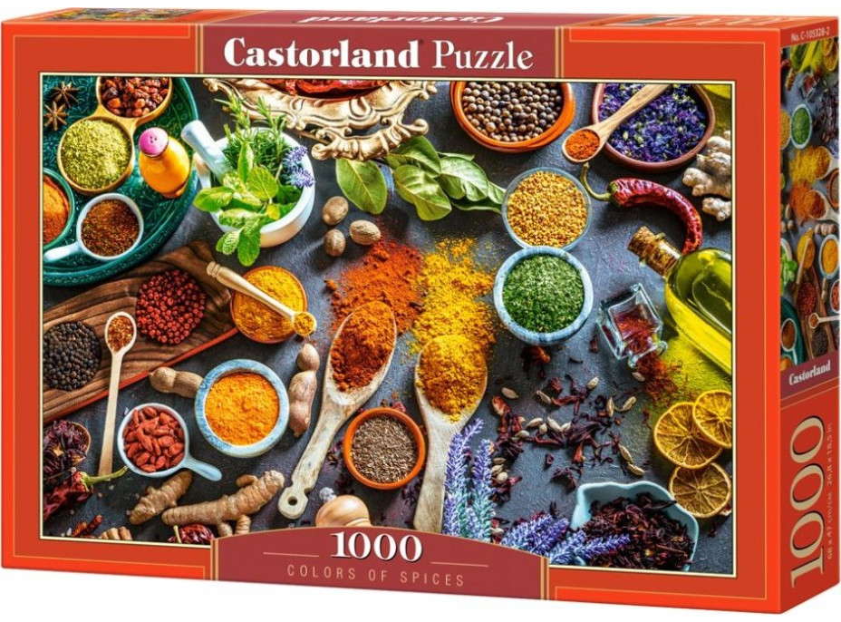 CASTORLAND Puzzle Barvy koření 1000 dílků