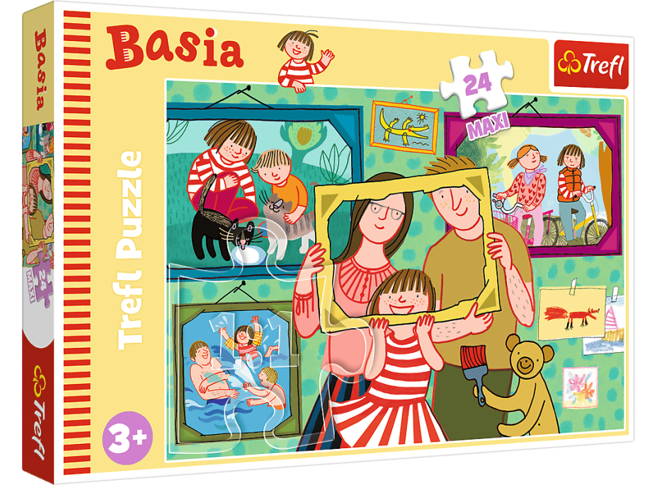 TREFL Puzzle Basia a její den MAXI 24 dílků