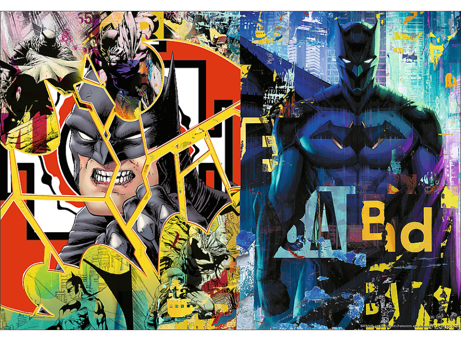 TREFL Puzzle Batman v akci 4x250 dílků