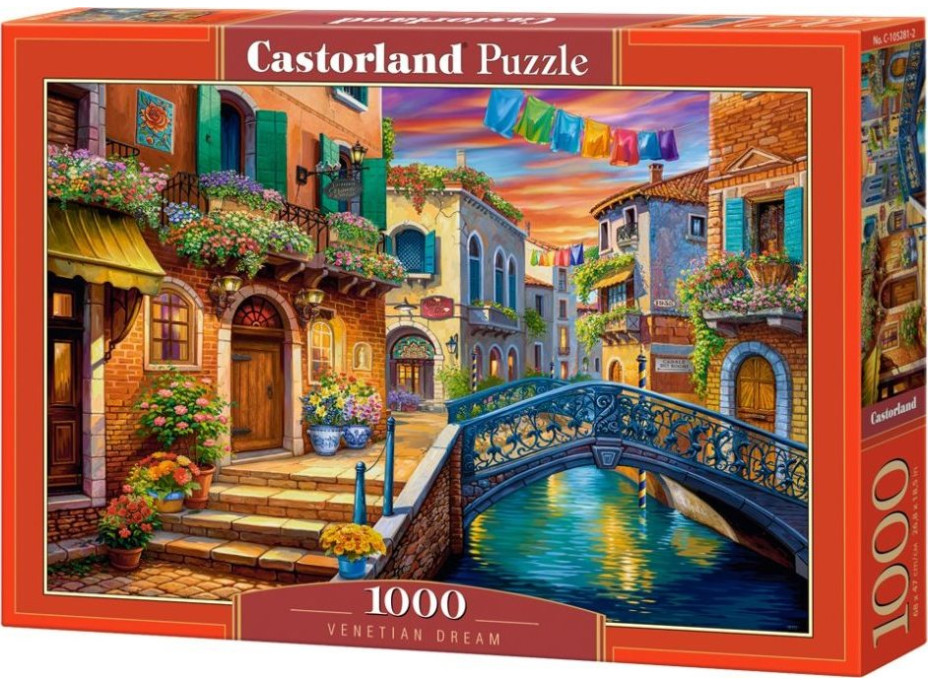 CASTORLAND Puzzle Benátský sen 1000 dílků