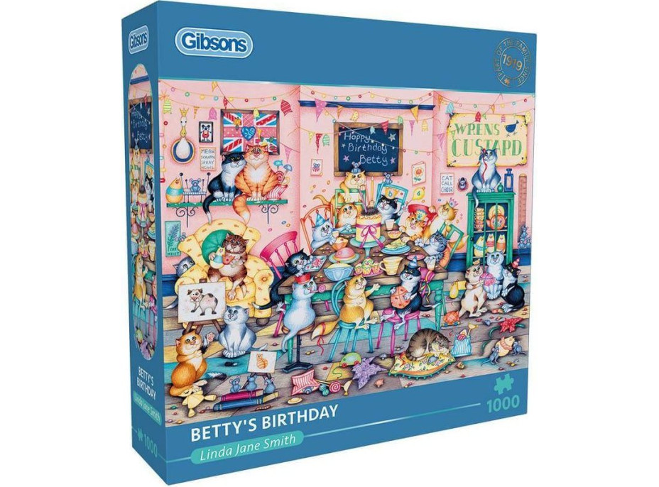 GIBSONS Puzzle Betty má narozeniny 1000 dílků