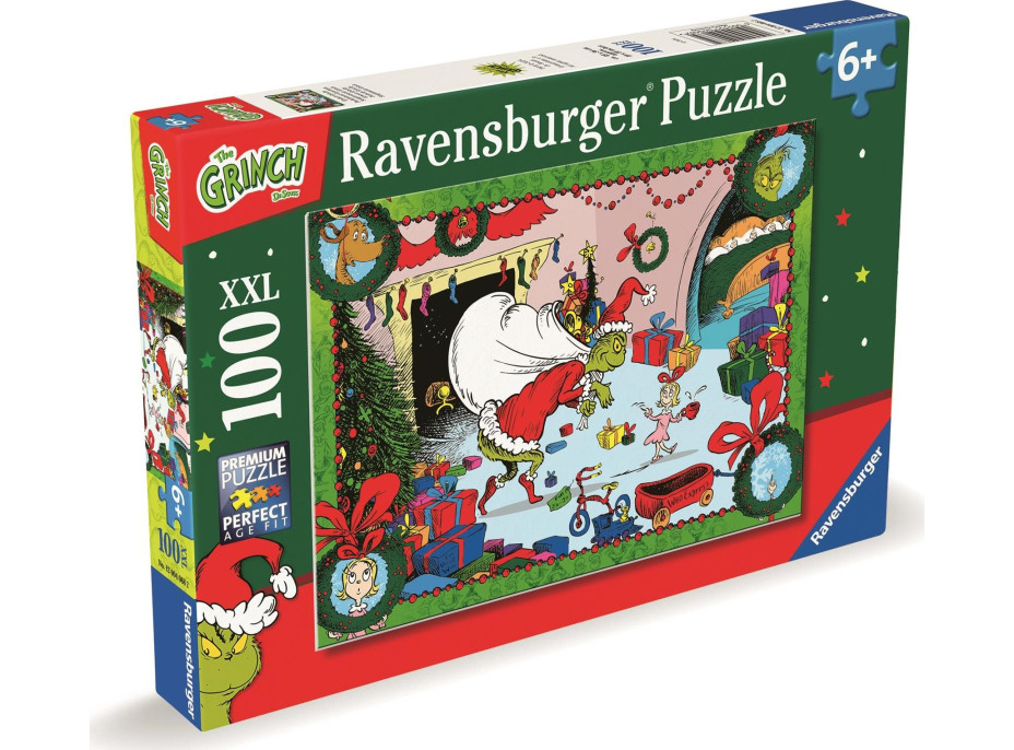 RAVENSBURGER Puzzle Grinch XXL 100 dílků