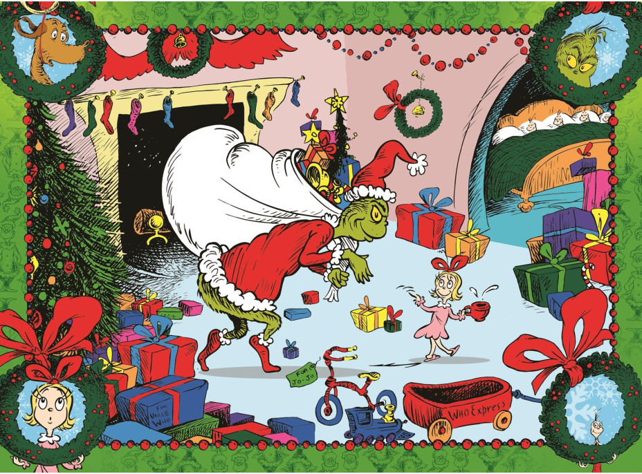 RAVENSBURGER Puzzle Grinch XXL 100 dílků