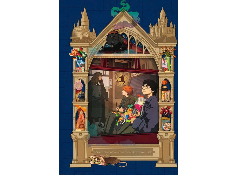 RAVENSBURGER Puzzle Harry Potter: Bradavice 1000 dílků