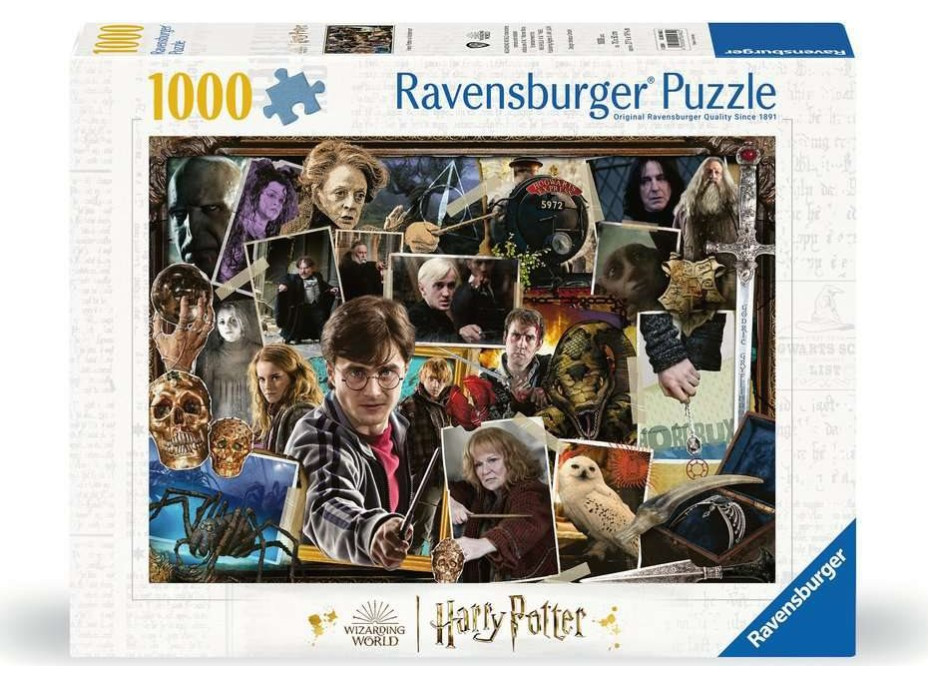 RAVENSBURGER Puzzle Harryho Pottera vs Voldemort 1000 dílků