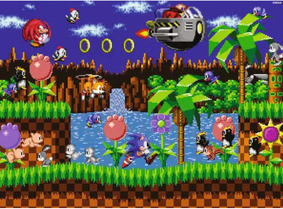 RAVENSBURGER Puzzle Ježek Sonic 500 dílků