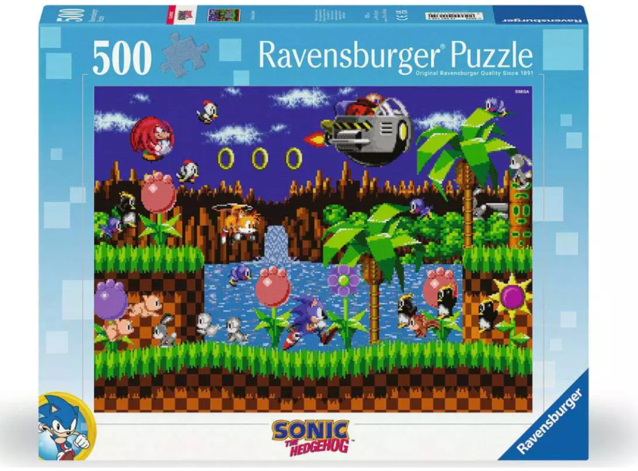 RAVENSBURGER Puzzle Ježek Sonic 500 dílků