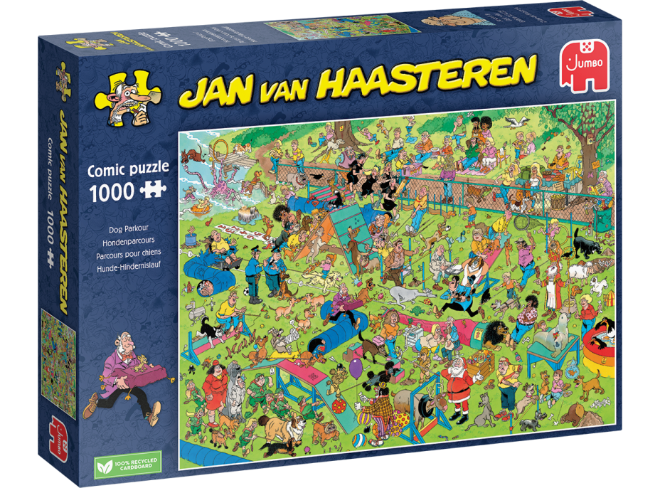 JUMBO Puzzle JvH Psí parkur 1000 dílků