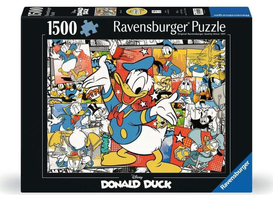 RAVENSBURGER Puzzle Kačer Donald 1500 dílků