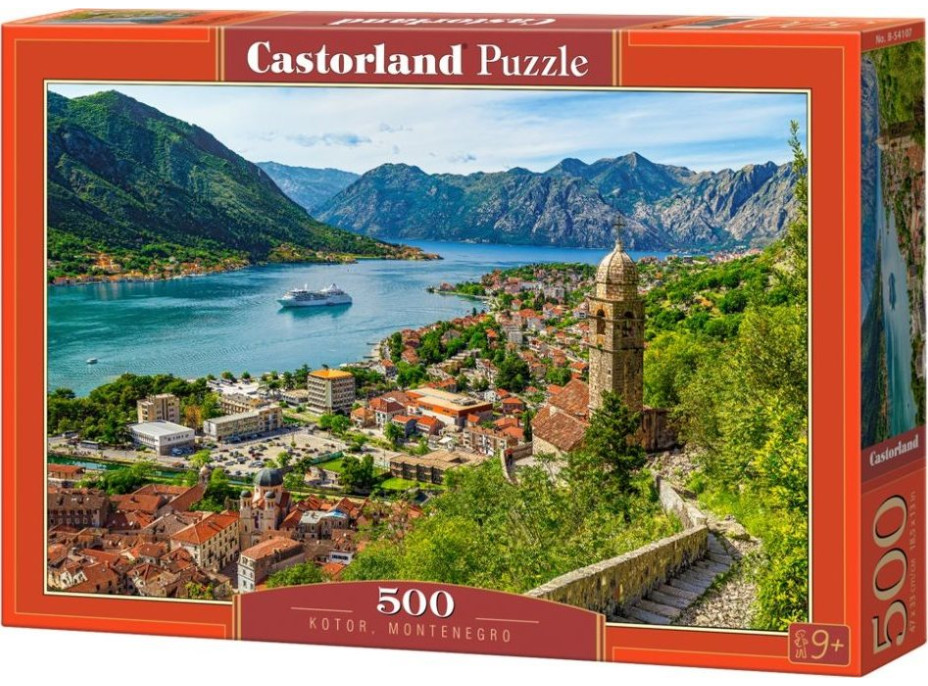 CASTORLAND Puzzle Kotor, Černá Hora 500 dílků