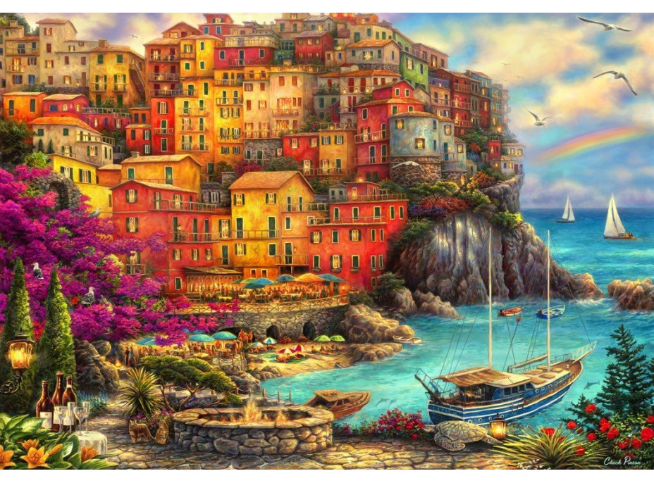 GRAFIKA Puzzle Krásný den v Cinque Terre 1000 dílků