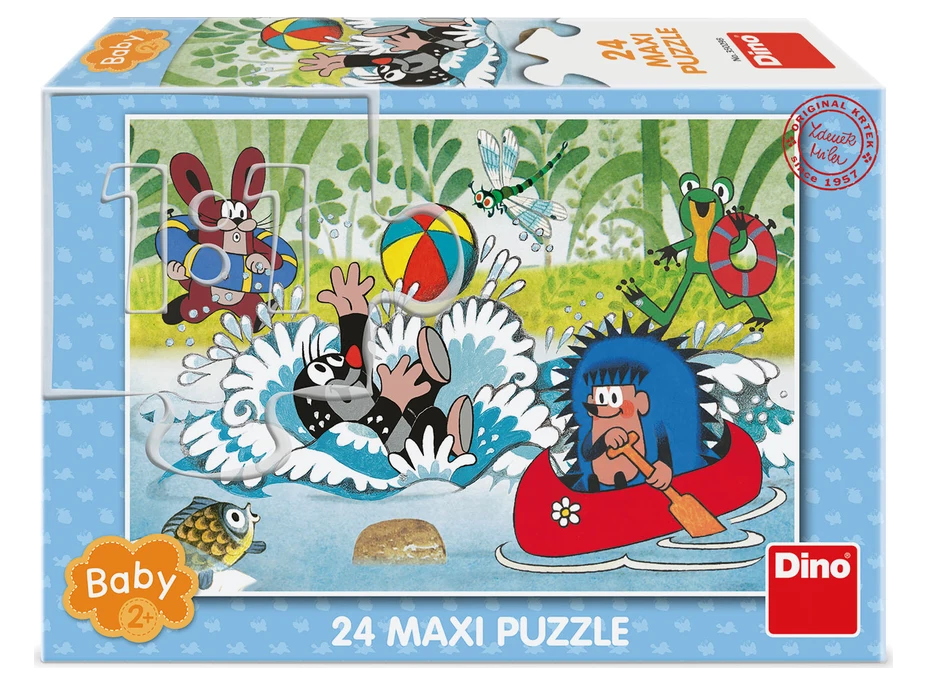 DINO Puzzle Krtek ve vodě MAXI 24 dílků