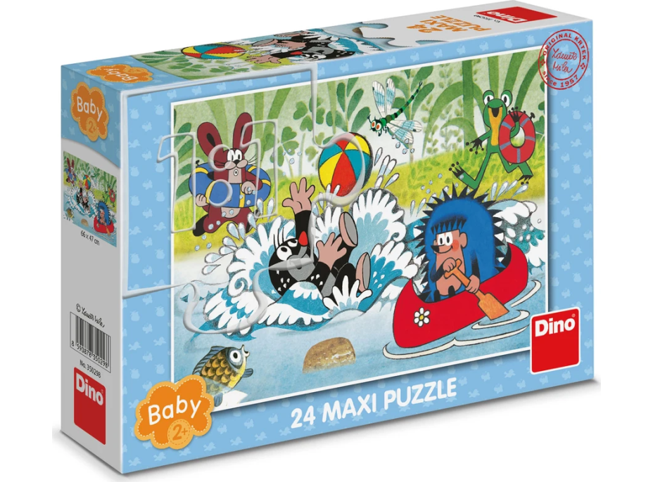 DINO Puzzle Krtek ve vodě MAXI 24 dílků