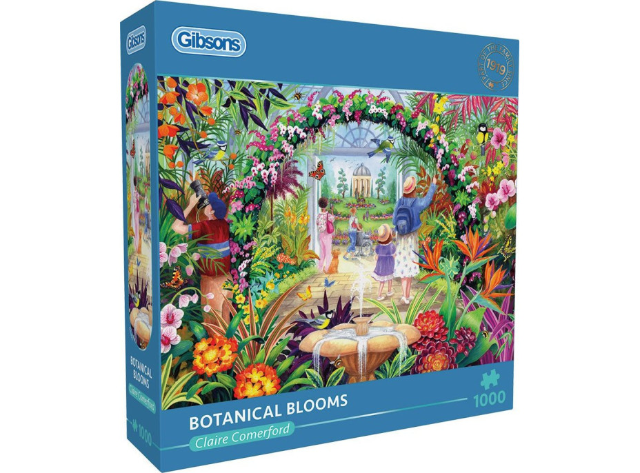 GIBSONS Puzzle Květiny v botanické zahradě 1000 dílků