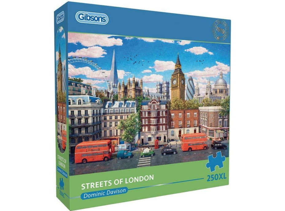 GIBSONS Puzzle Londýnské ulice XL 250 dílků