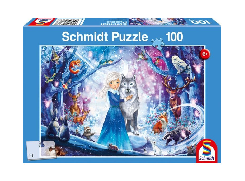 SCHMIDT Puzzle Princezna v zasněženém lese 100 dílků