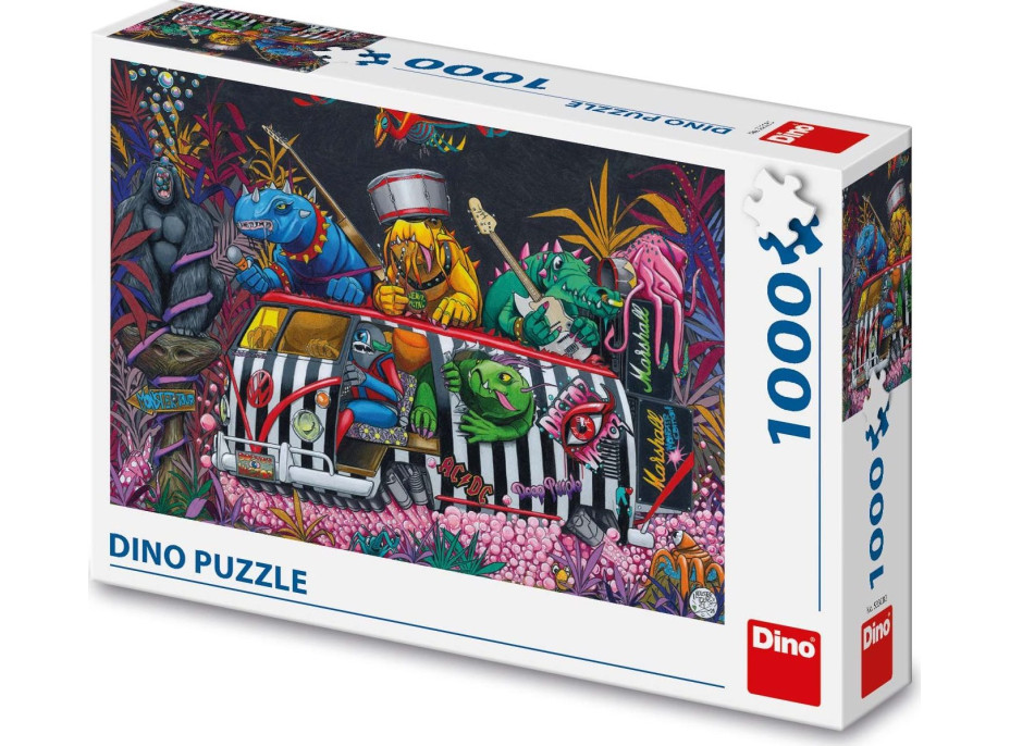 DINO Puzzle Příšerky na tripu 1000 dílků