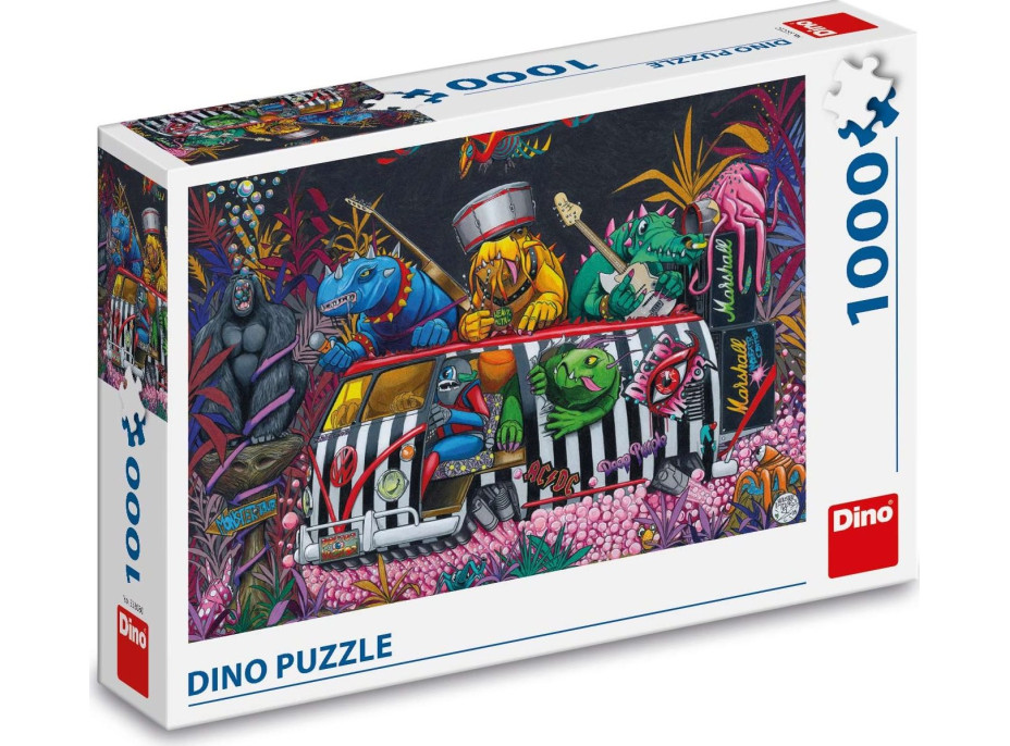 DINO Puzzle Příšerky na tripu 1000 dílků