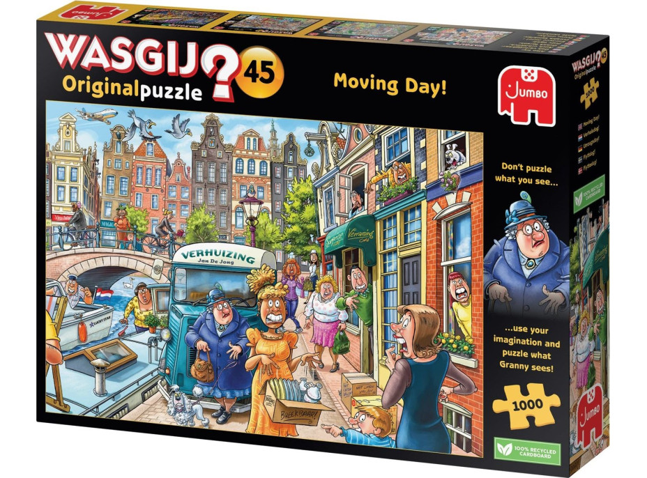 JUMBO Puzzle WASGIJ 45: Stěhovací den! 1000 dílků