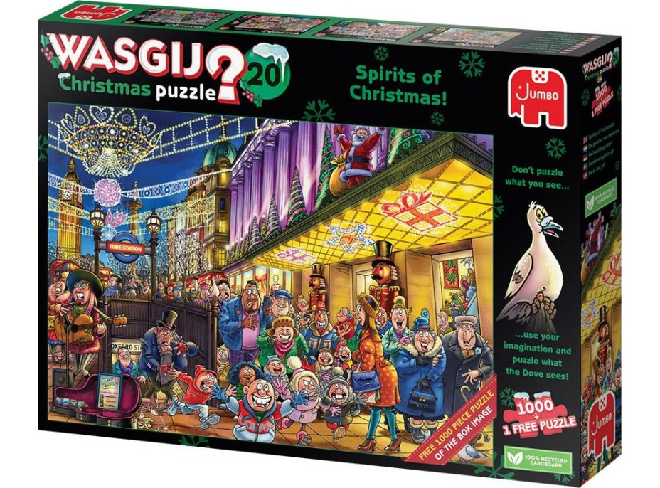 JUMBO Puzzle WASGIJ Christmas 20: Duch Vánoc! 2x1000 dílků