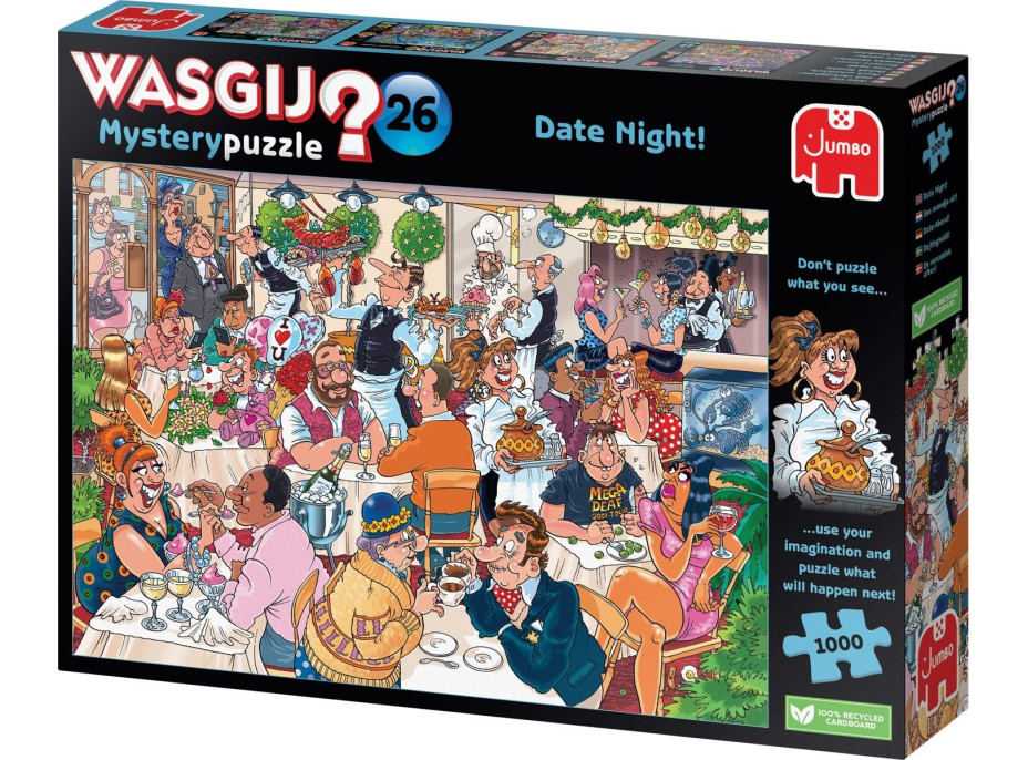 JUMBO Puzzle WASGIJ Mystery 26: Noční rande! 1000 dílků