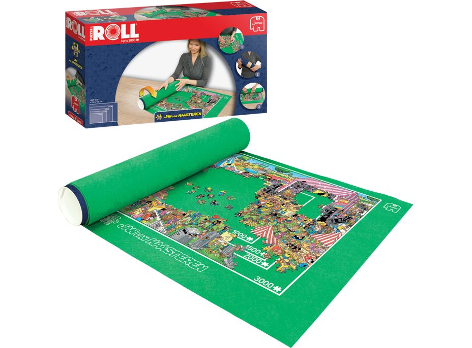 JUMBO Rolovací podložka na puzzle 1000-3000 dílků (150x100cm)