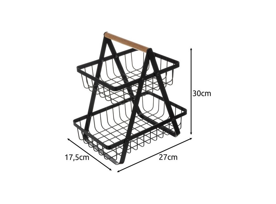 Dvoupatrový koš na ovoce/zeleninu