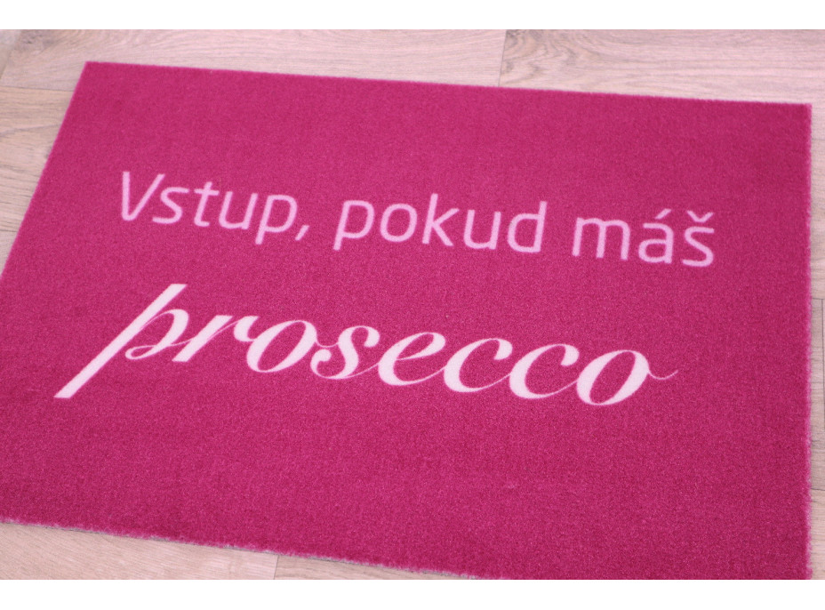 Rohožka Vstup pokud máš Prosecco 40x60 cm