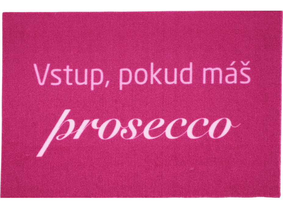 Rohožka Vstup pokud máš Prosecco 40x60 cm