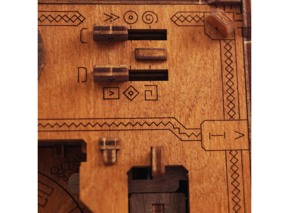 WOODEN CITY 3D dřevěné puzzle Escape room: Pyramida Maya