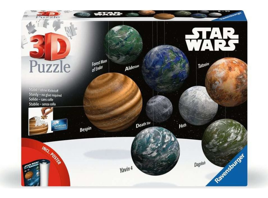 RAVENSBURGER 3D puzzle Star Wars Galaxie 540 dílků