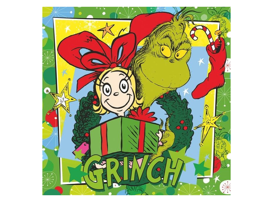 RAVENSBURGER Puzzle Grinch 3x49 dílků