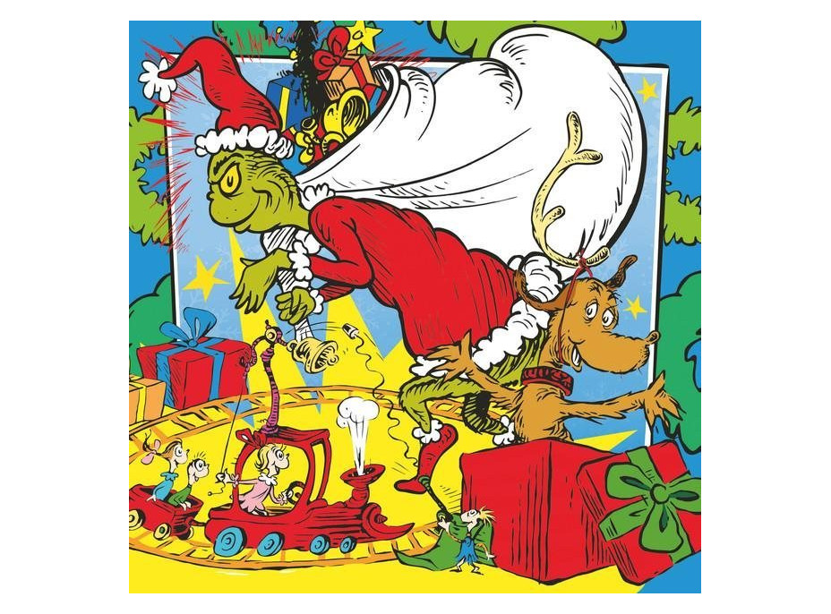 RAVENSBURGER Puzzle Grinch 3x49 dílků