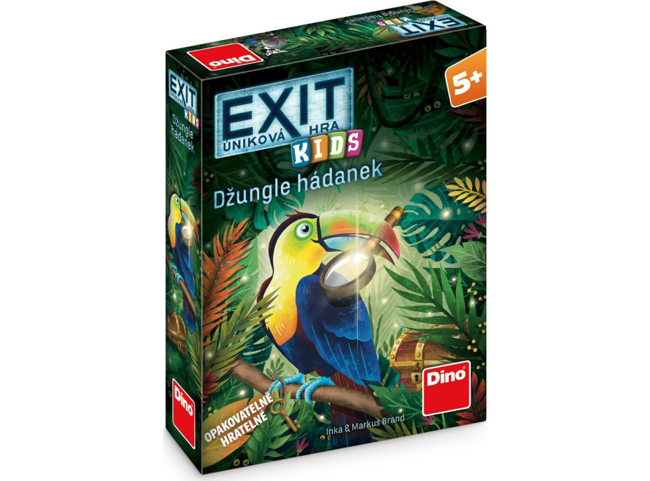 DINO EXIT Úniková hra Kids: Džungle hádanek