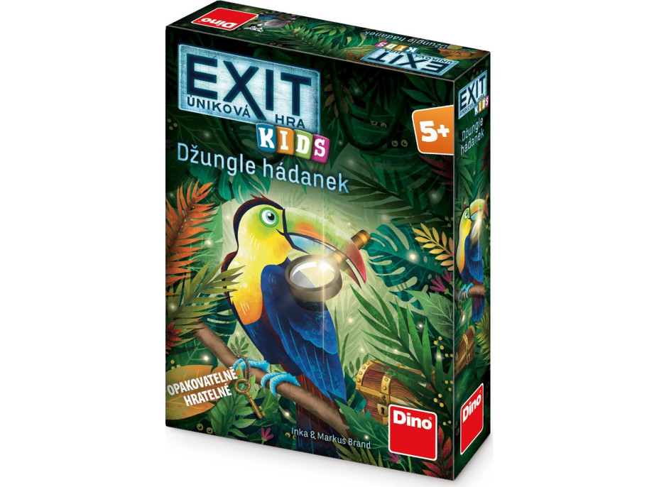 DINO EXIT Úniková hra Kids: Džungle hádanek